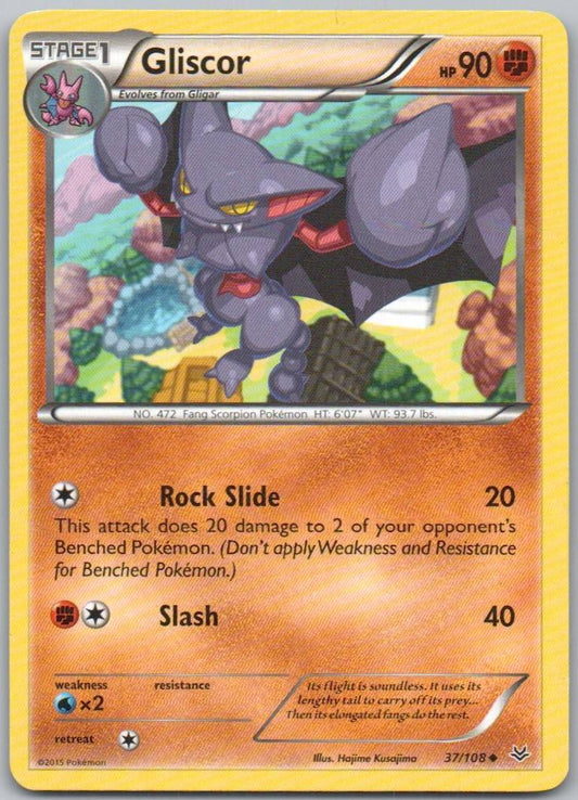 Gliscor 037 Normal Fighting Card - Roaring Skies