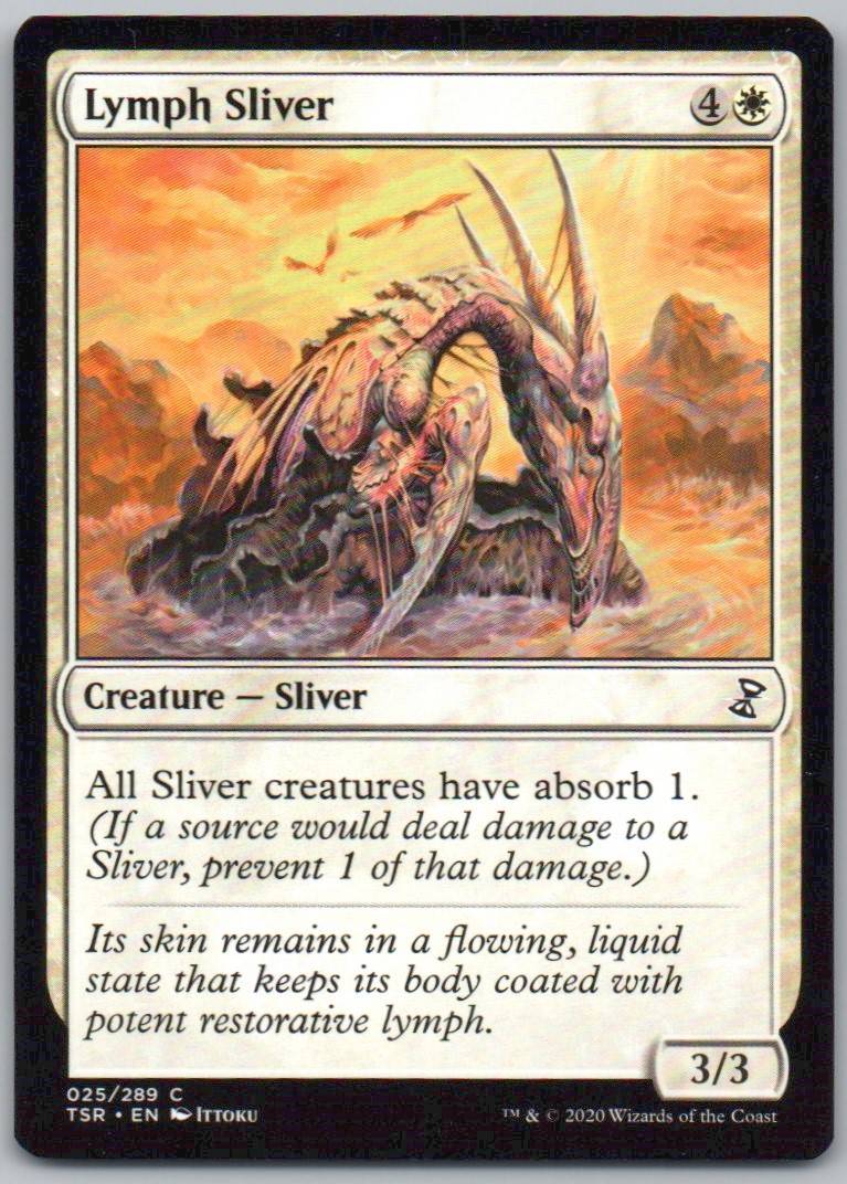 Lymph Sliver 25 Normal Creature Card - Time Spiral: Remastered