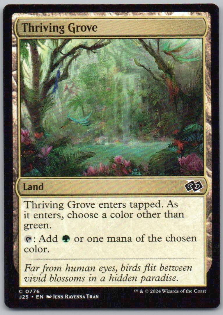 Thriving Grove 776 0 Land Card - Foundations Jumpstart