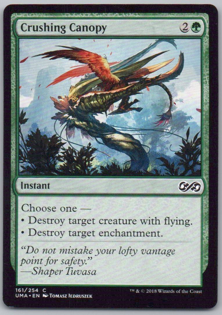 Crushing Canopy 161 Normal Instant Card - Ultimate Masters