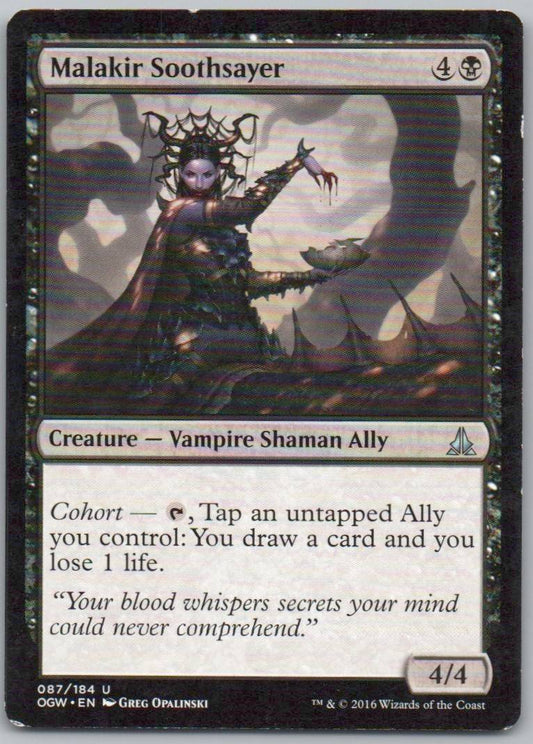 Malakir Soothsayer 87 Normal Creature Card - Oath of the Gatewatch