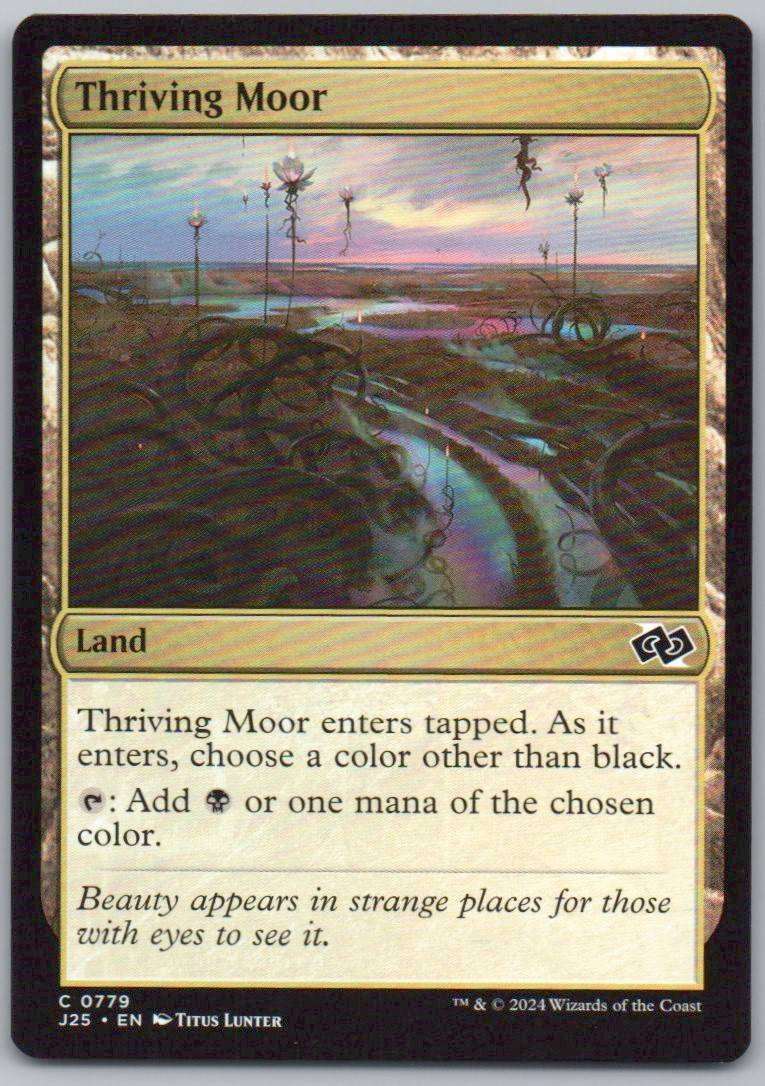 Thriving Moor 779 0 Land Card - Foundations Jumpstart