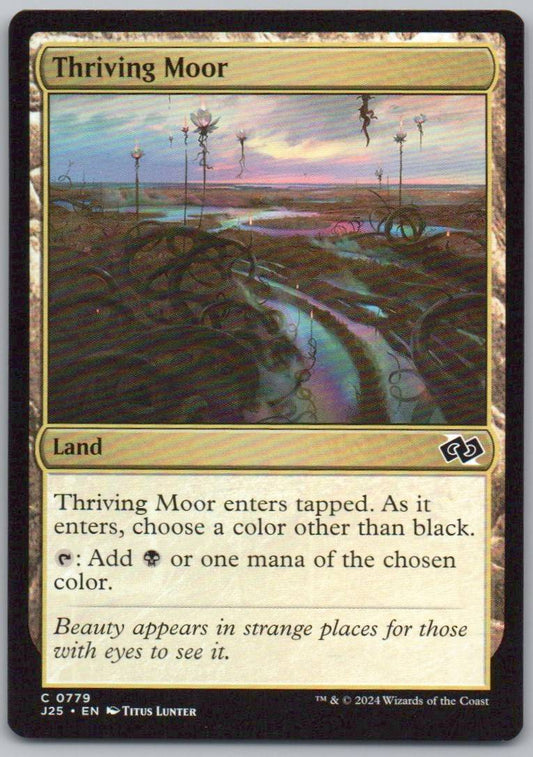 Thriving Moor 779 0 Land Card - Foundations Jumpstart
