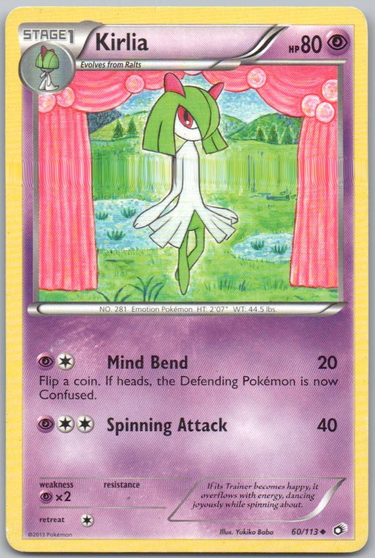 Kirlia 060 Normal Pokemon Card - Legendary Treasures