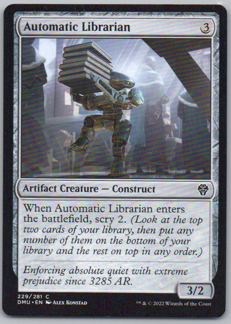 Automatic Librarian 229 Normal Artifact Card - Dominaria United