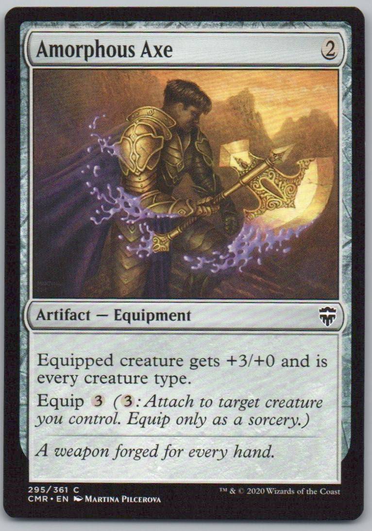 Amorphous Axe 295 Normal Artifact Card - Commander Legends