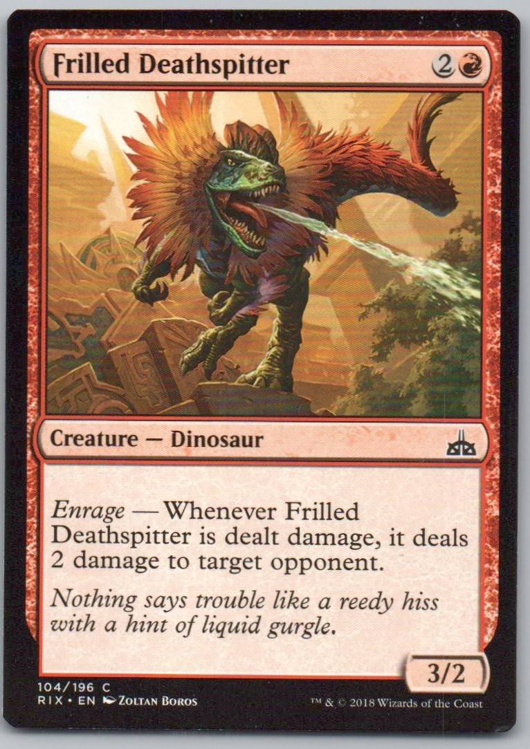 Frilled Deathspitter 104 Normal Creature Card - Rivals of Ixalan