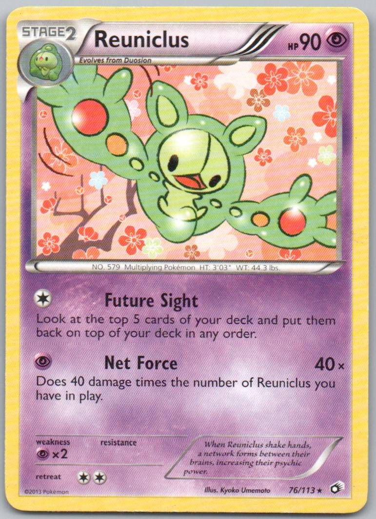 Reuniclus 076 Normal Pokemon Card - Legendary Treasures