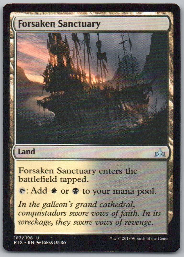 Forsaken Sanctuary 187 Normal Land Card - Rivals of Ixalan