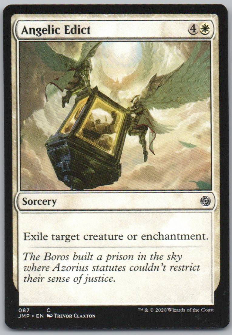 Angelic Edict 87 0 Sorcery Card - Jumpstart