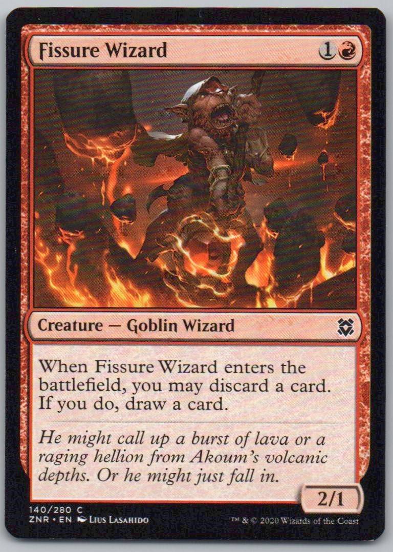 Fissure Wizard 140 Normal Creature Card - Zendikar Rising