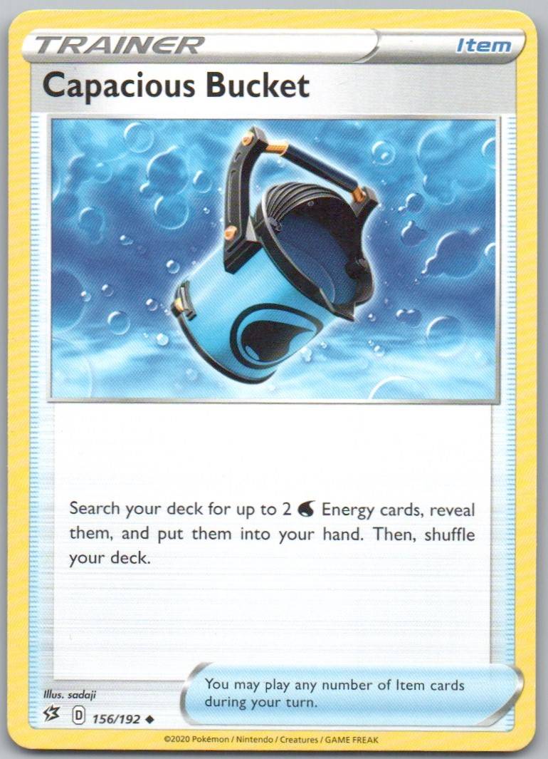 Capacious Bucket 156 Normal Trainer Card - Rebel Clash
