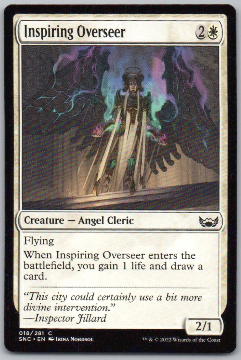 Inspiring Overseer 18 Normal Creature Card - Streets of New Capenna