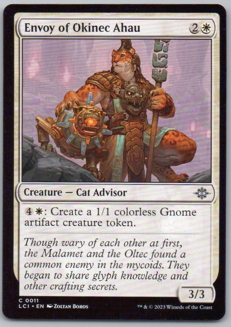 Envoy of Okinec Ahau 11 0 Creature Card - The Lost Caverns of Ixalan
