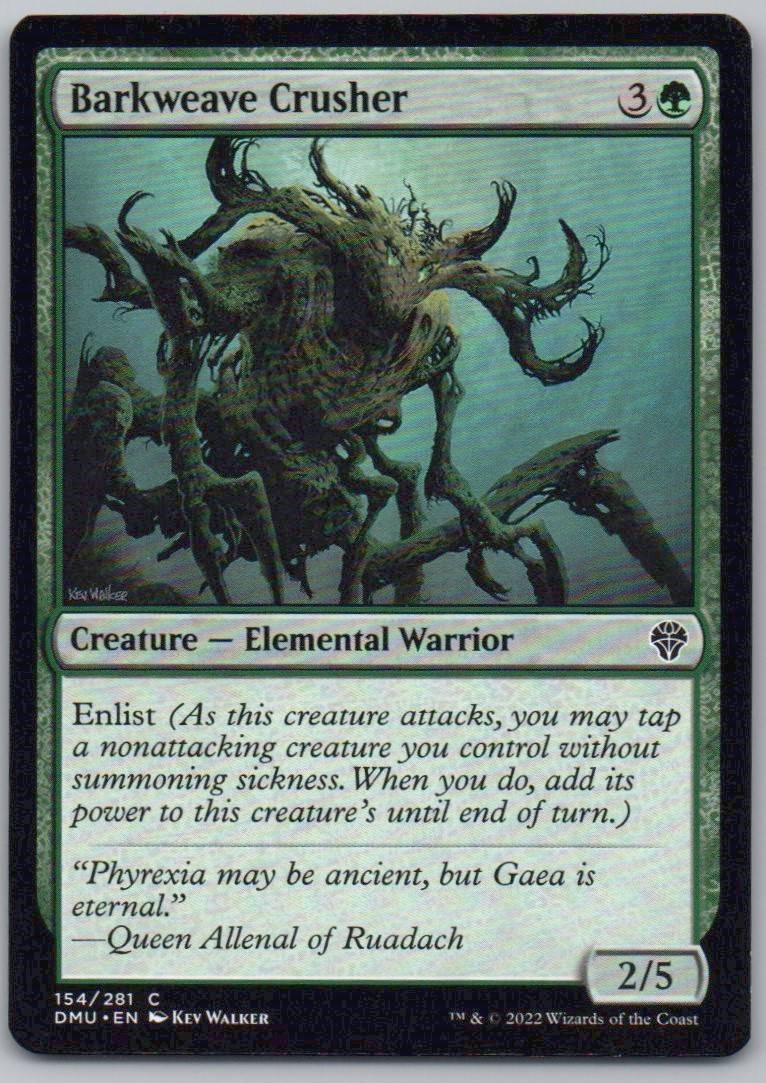 Barkweave Crusher 154 Normal Creature Card - Dominaria United