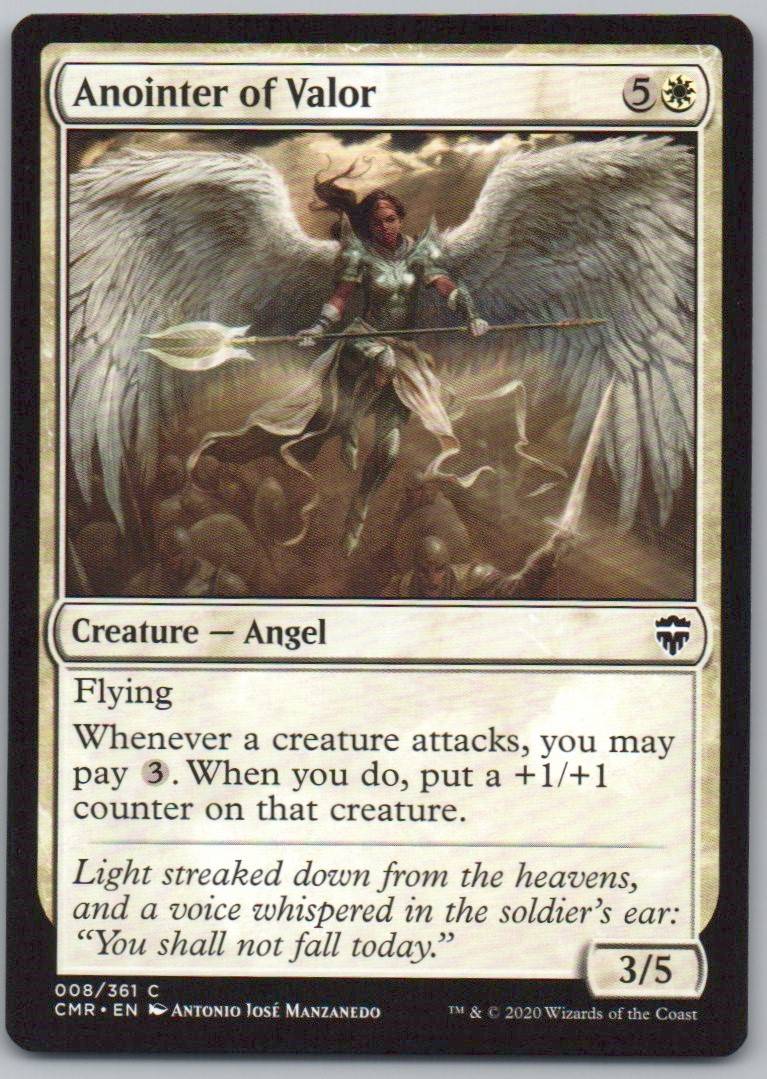 Anointer of Valor 8 Normal Creature Card - Commander Legends