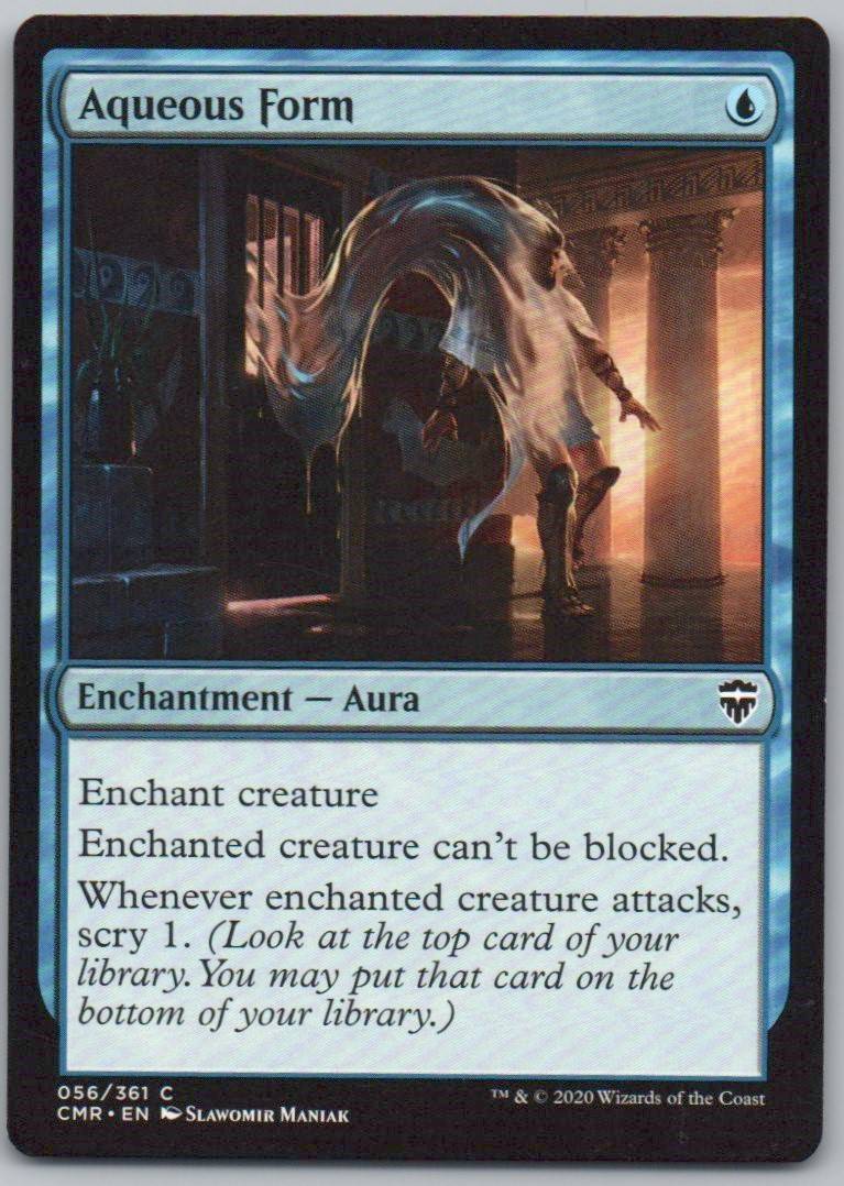 Aqueous Form 56 Normal Enchantment Card - Commander Legends