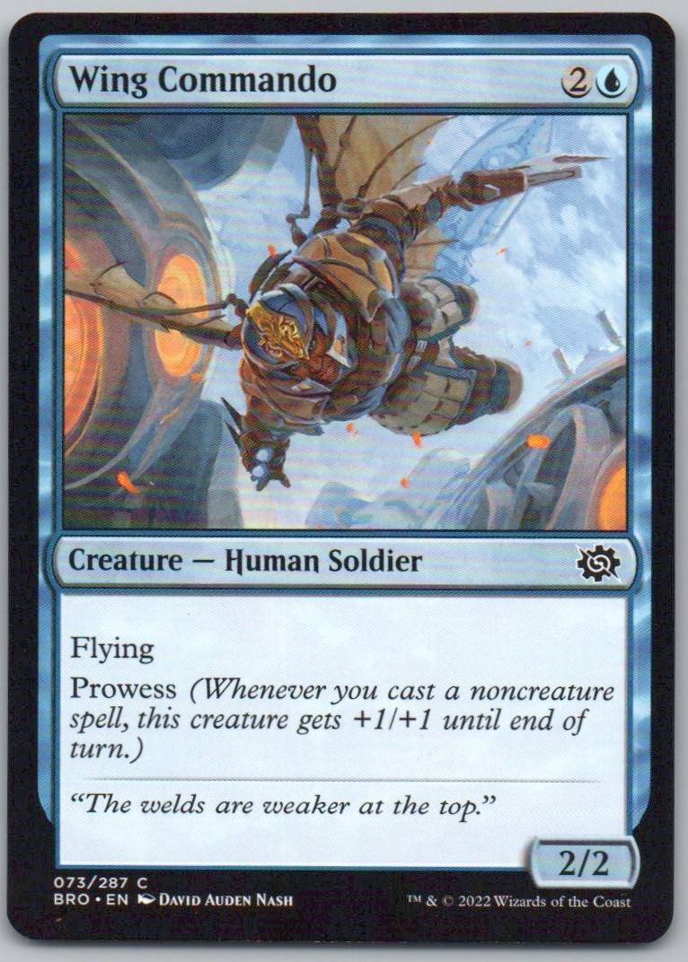 Wing Commando 73 Normal Creature Card - The Brothers' War