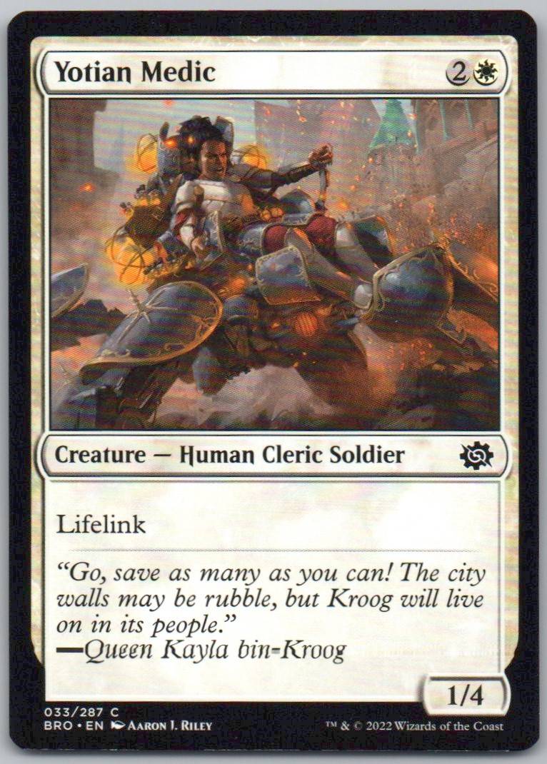 Yotian Medic 33 Normal Creature Card - The Brothers' War