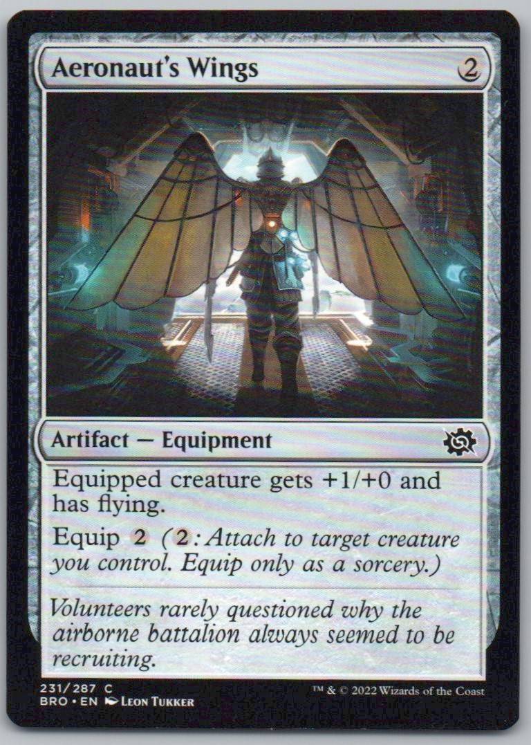 Aeronaut's Wings 231 Normal Artifact Card - The Brothers' War