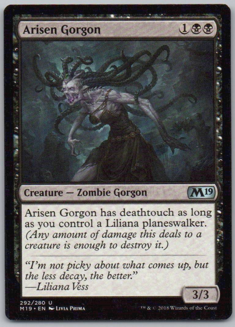 Arisen Gorgon 292 Normal Creature Card - Core Set 2019