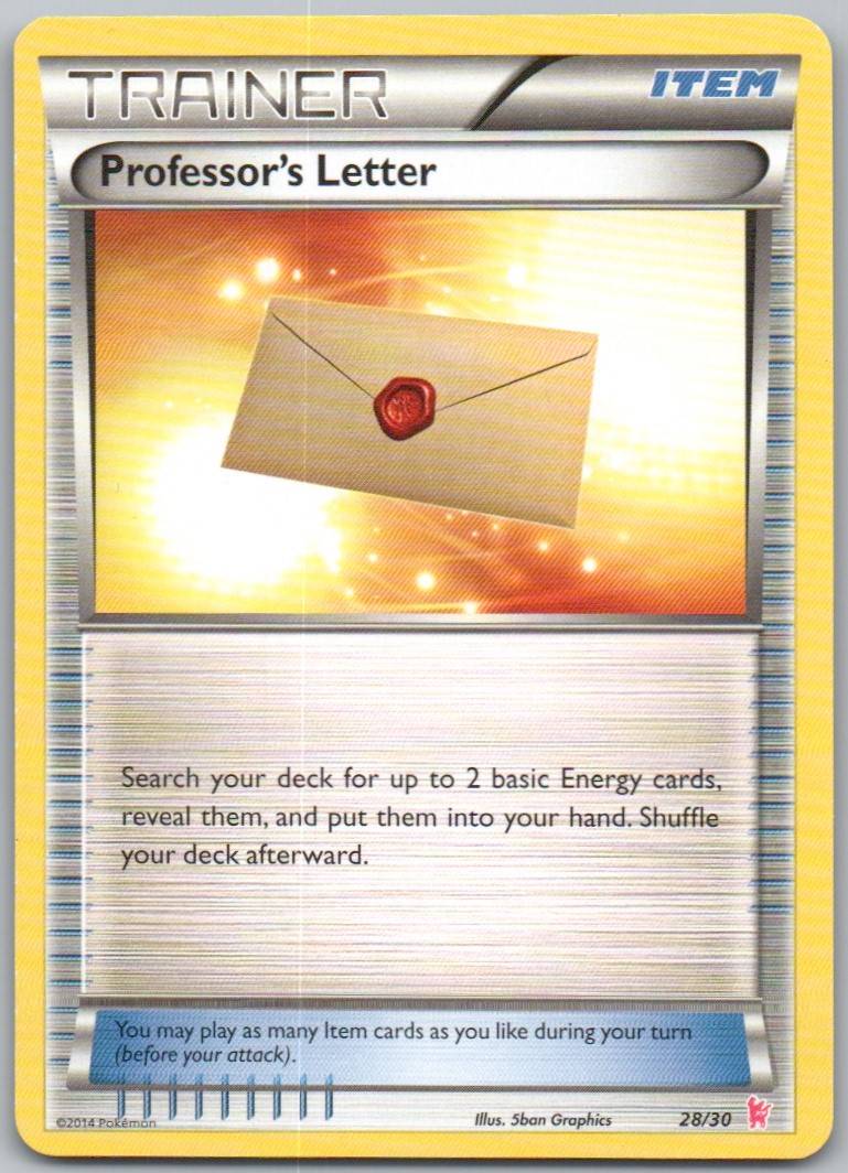 Professor's Letter (Sylveon) 028 Normal Trainer Card - XY Trainer Kit: Sylveon & Noivern