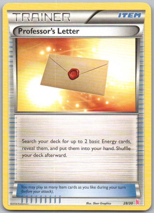 Professor's Letter (Sylveon) 028 Normal Trainer Card - XY Trainer Kit: Sylveon & Noivern