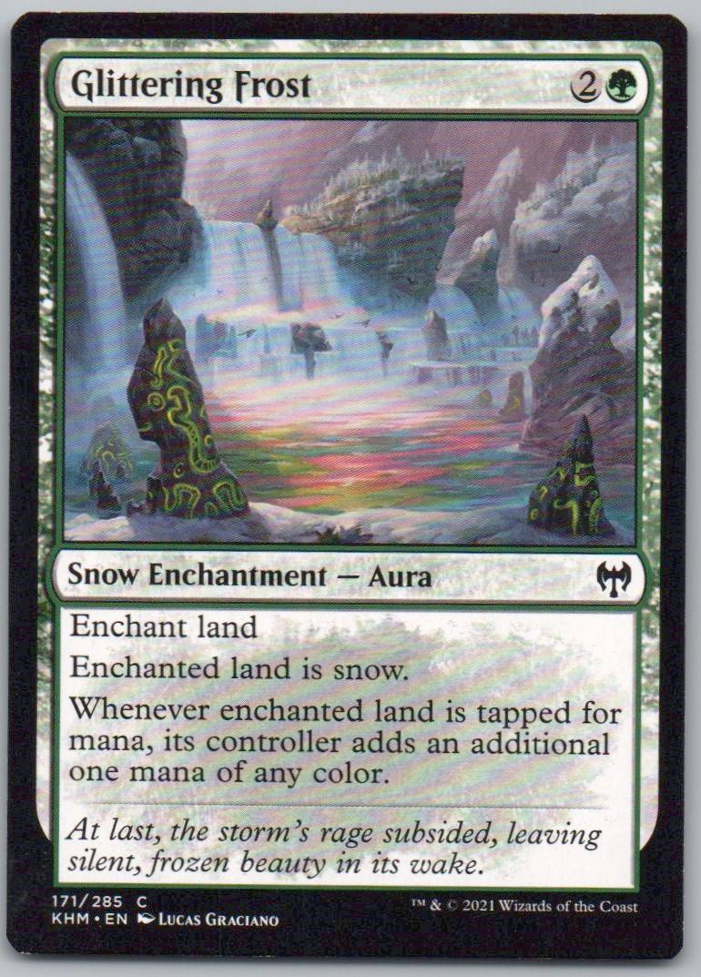 Glittering Frost 171 Normal Enchantment Card - Kaldheim