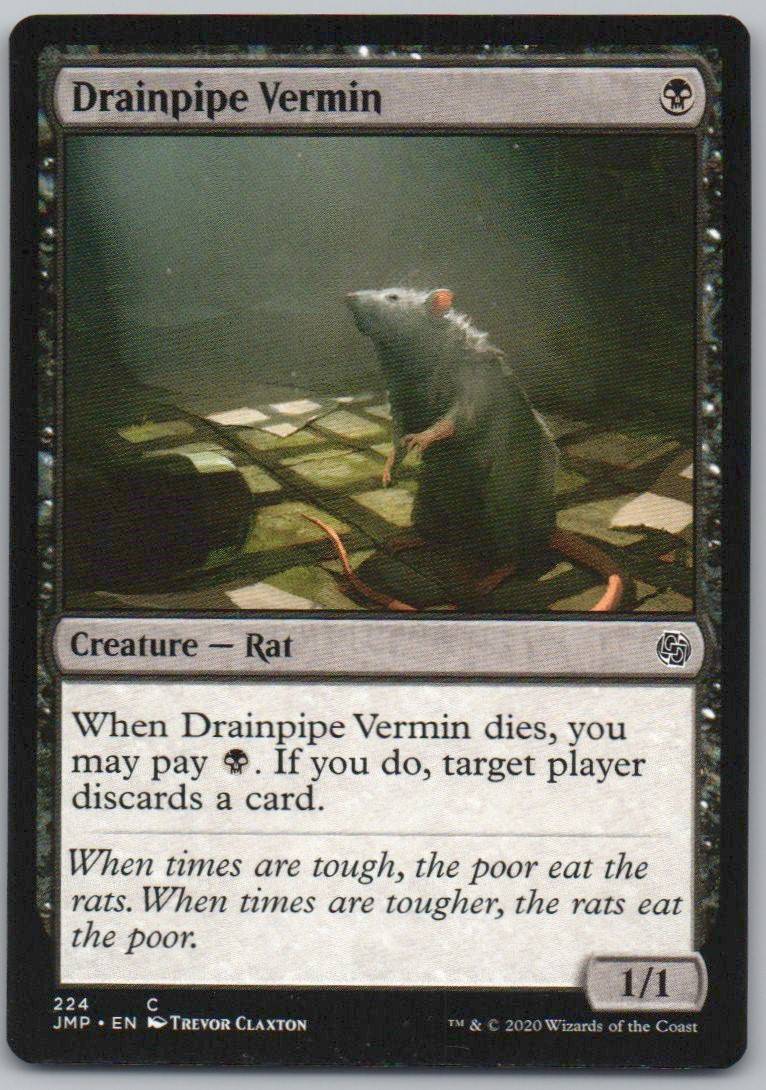 Drainpipe Vermin 224 0 Creature Card - Jumpstart