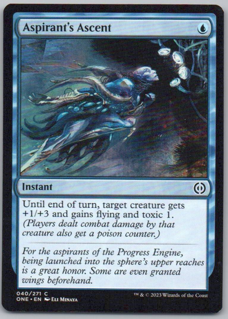 Aspirant's Ascent 40 Normal Instant Card - Phyrexia: All Will Be One