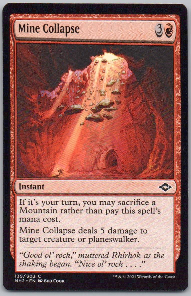 Mine Collapse 135 0 Instant Card - Modern Horizons 2