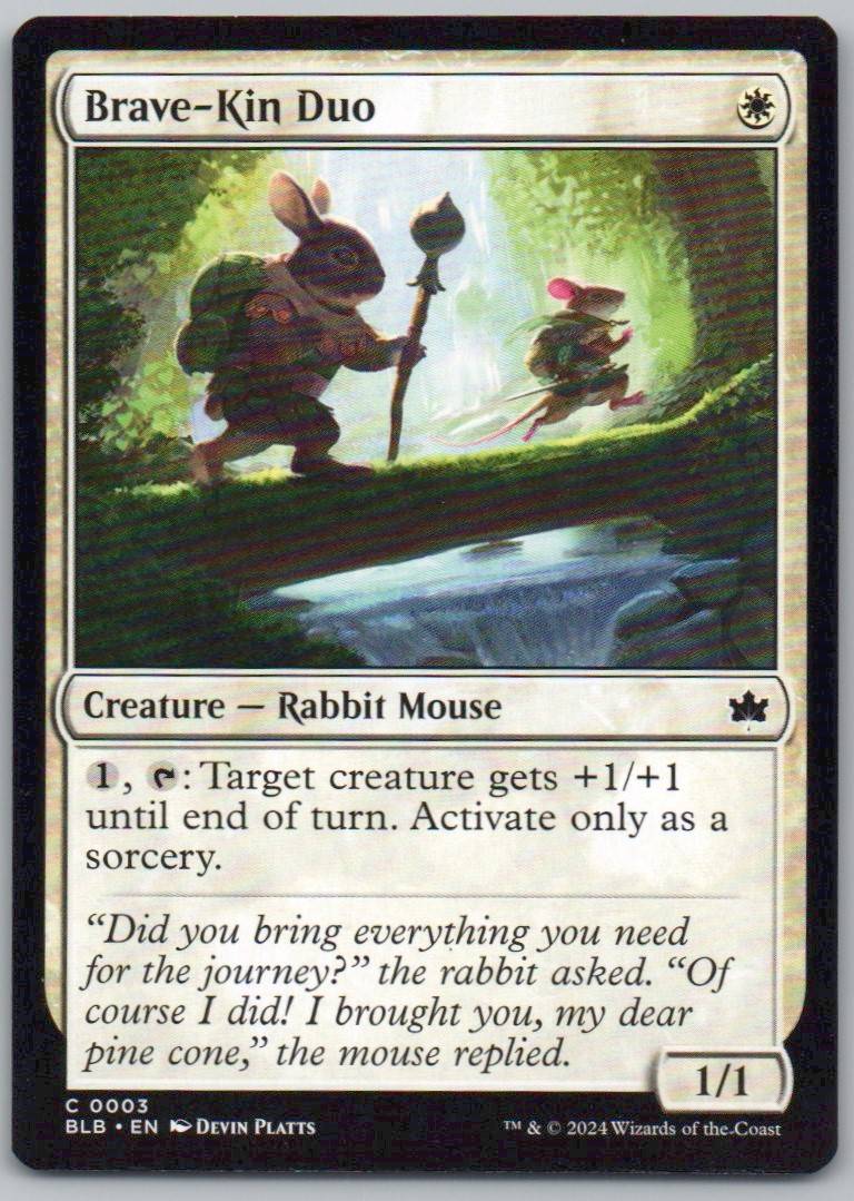 Brave-Kin Duo 3 Normal Creature Card - Bloomburrow