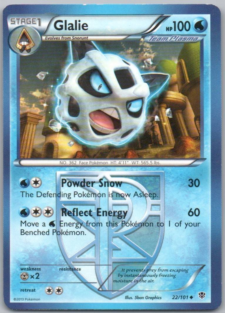 Glalie 022 Normal Water Card - Plasma Blast