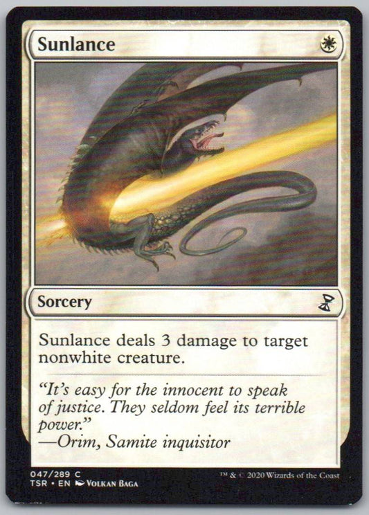 Sunlance 47 Normal Sorcery Card - Time Spiral: Remastered