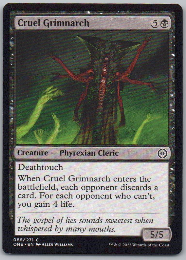 Cruel Grimnarch 88 Normal Creature Card - Phyrexia: All Will Be One