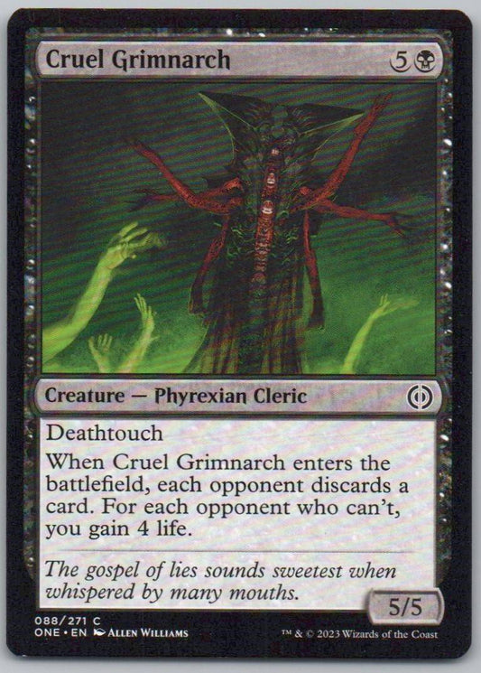 Cruel Grimnarch 88 Normal Creature Card - Phyrexia: All Will Be One