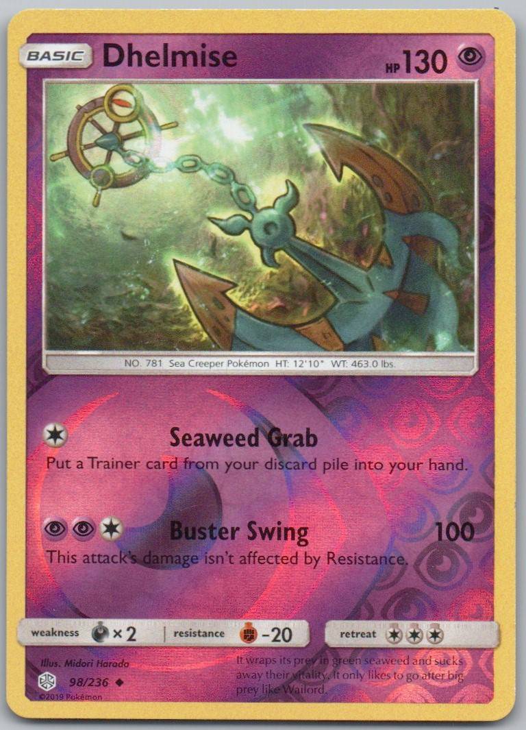 Dhelmise 098 Normal Psychic Card - Cosmic Eclipse