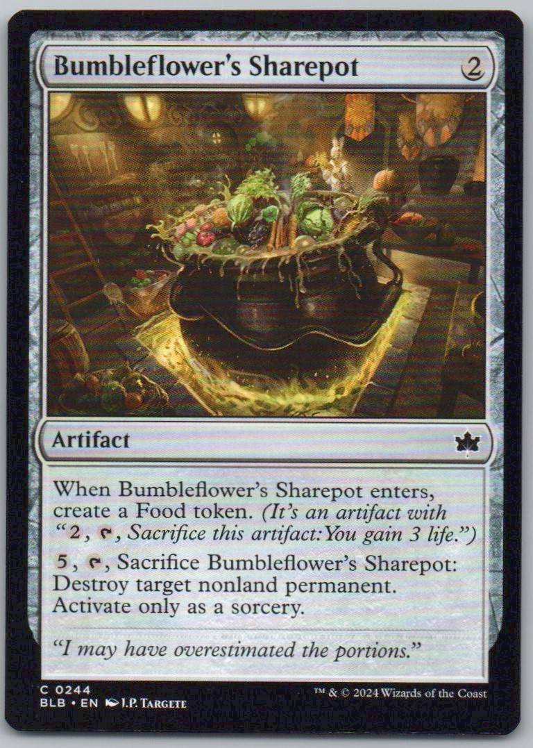 Bumbleflower's Sharepot 244 Normal Artifact Card - Bloomburrow
