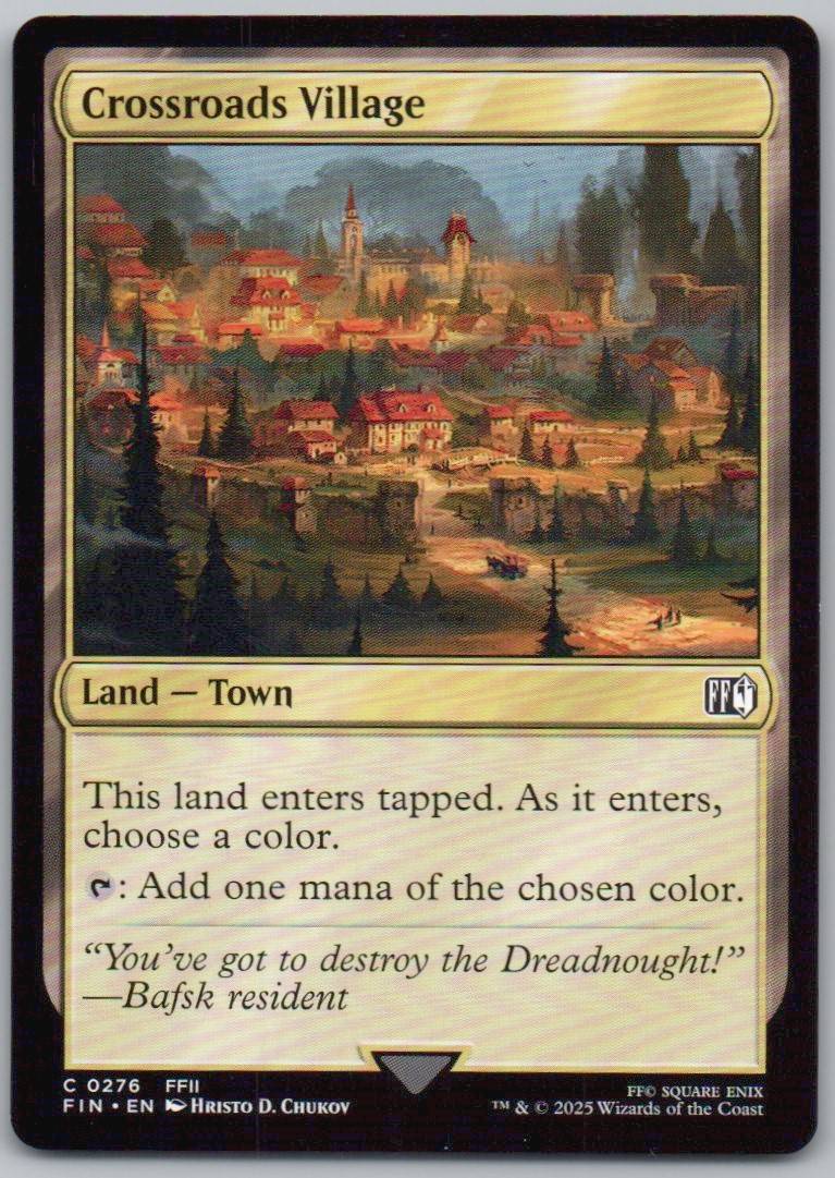 Crossroads Village 276 Normal Land Card - FINAL FANTASY