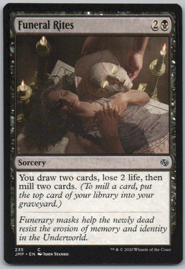 Funeral Rites 235 0 Sorcery Card - Jumpstart