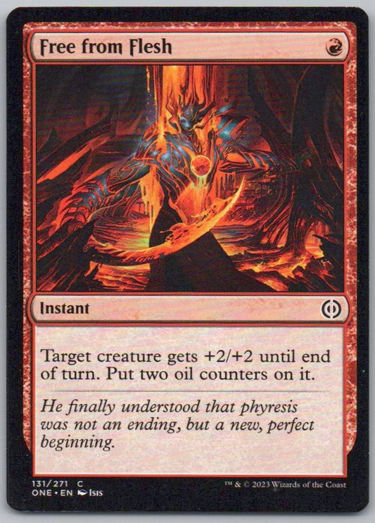 Free from Flesh 131 Normal Instant Card - Phyrexia: All Will Be One