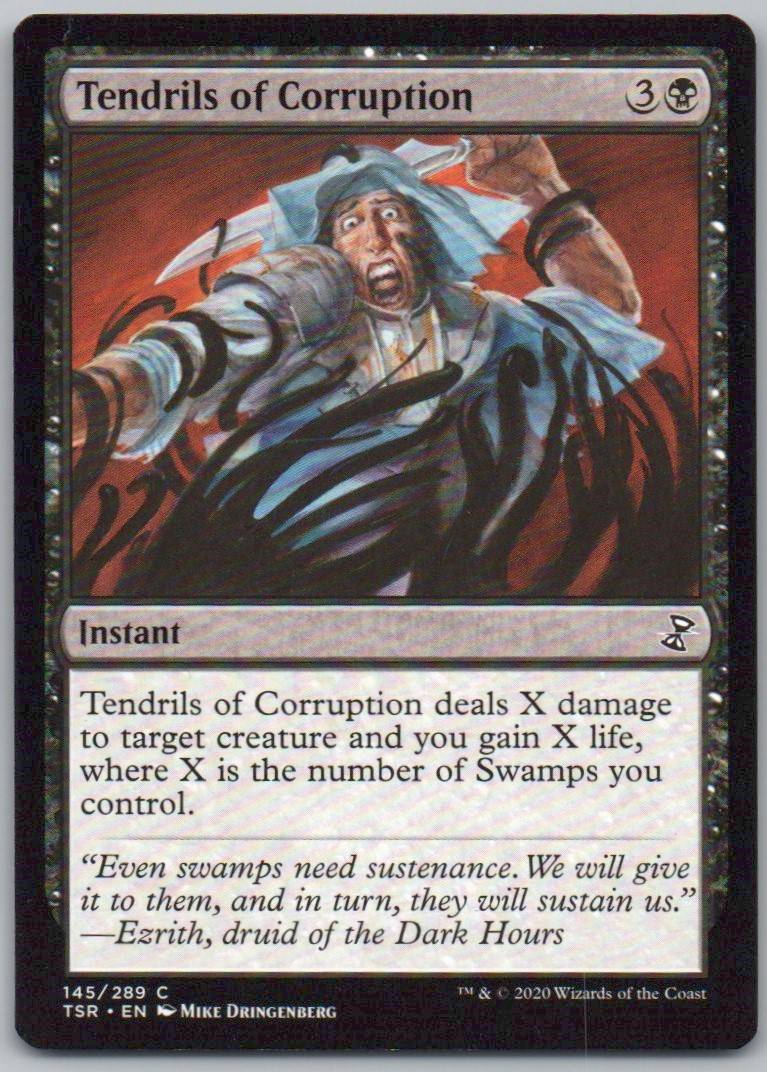 Tendrils of Corruption 145 Normal Instant Card - Time Spiral: Remastered