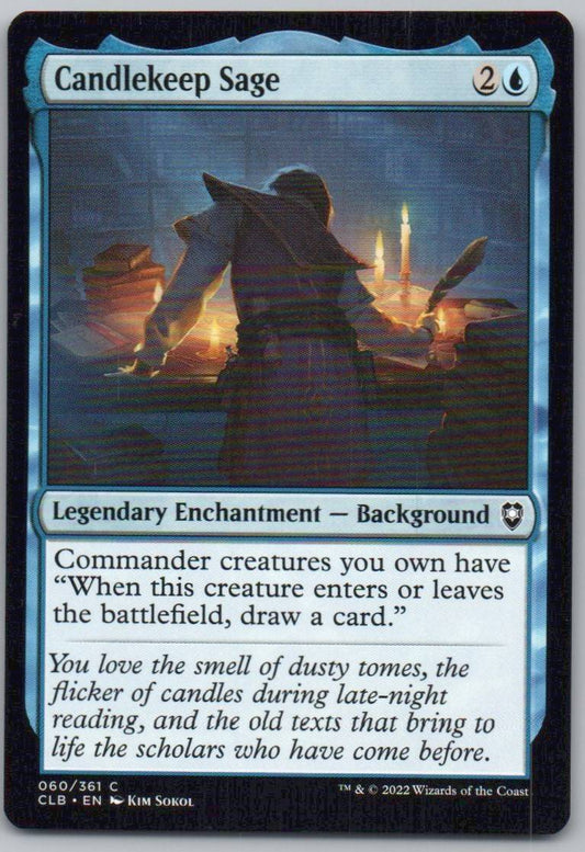 Candlekeep Sage 60 Normal Legendary Card - Commander Legends: Battle for Baldur's Gate