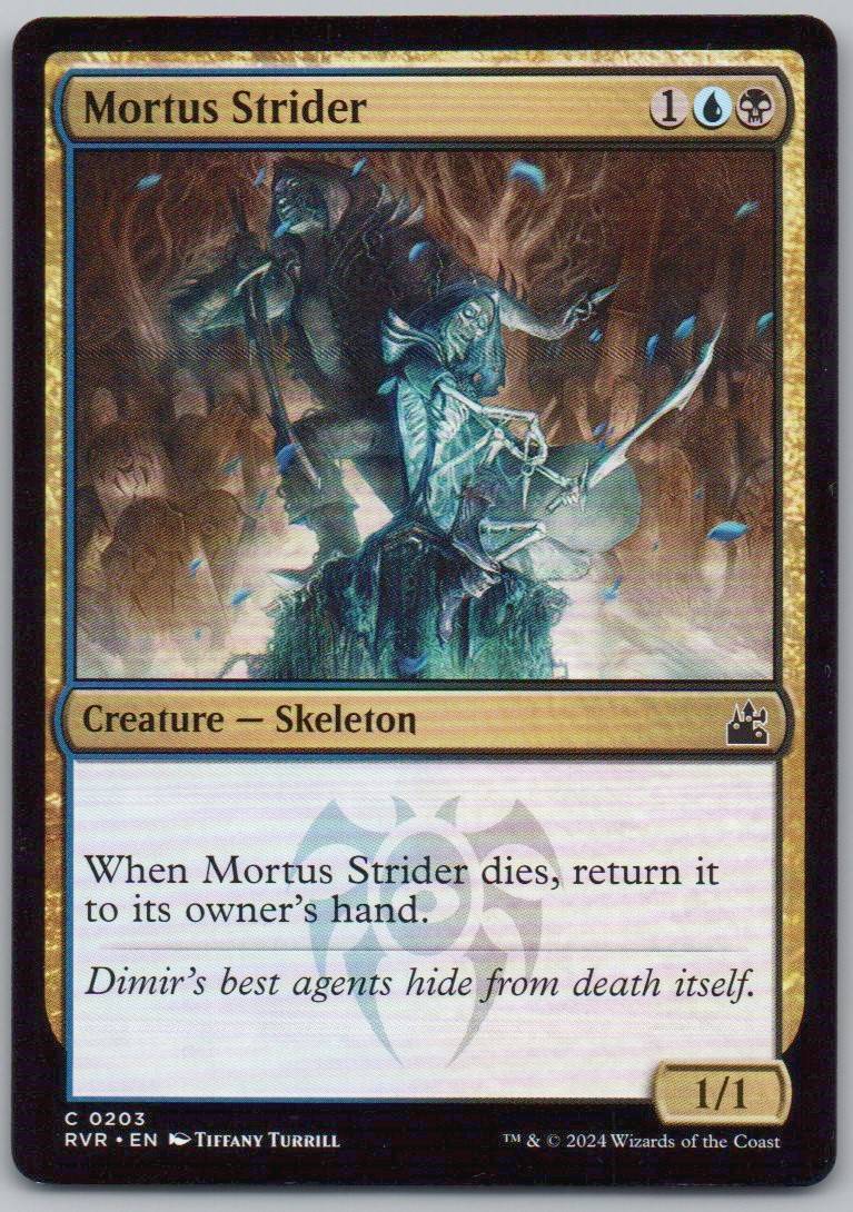 Mortus Strider 203 Normal Creature Card - Ravnica Remastered