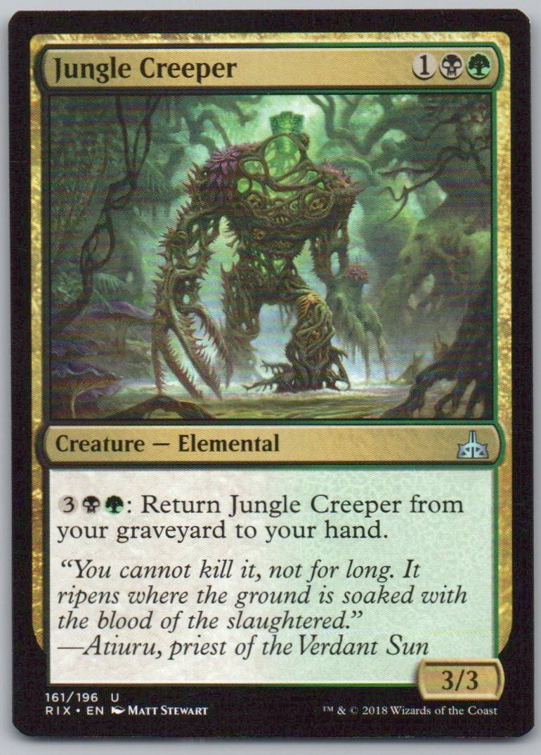 Jungle Creeper 161 Normal Creature Card - Rivals of Ixalan