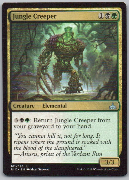 Jungle Creeper 161 Normal Creature Card - Rivals of Ixalan