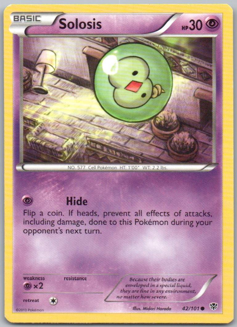 Solosis 042 Normal Psychic Card - Plasma Blast