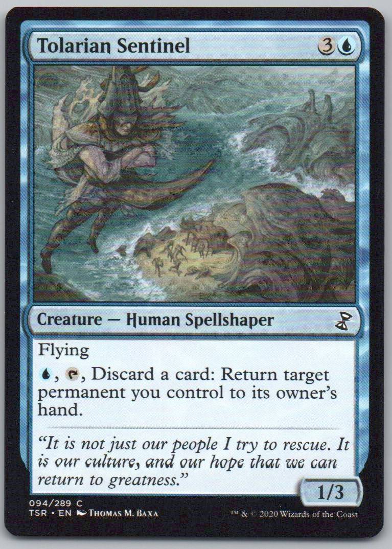 Tolarian Sentinel 94 Normal Creature Card - Time Spiral: Remastered