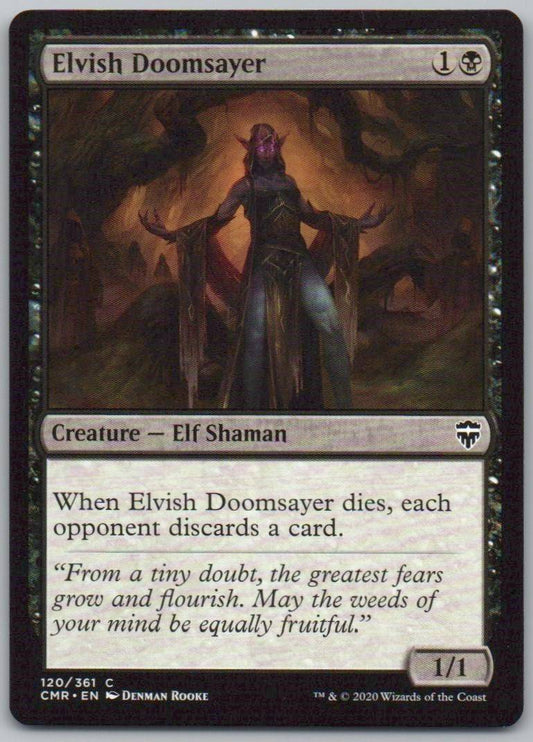 Elvish Doomsayer 120 Normal Creature Card - Commander Legends