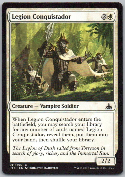 Legion Conquistador 11 Normal Creature Card - Rivals of Ixalan